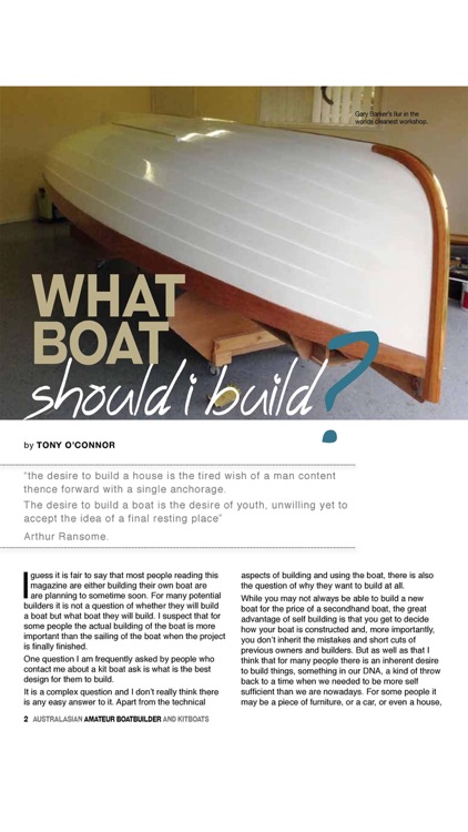 Amateur Boat Builder Magazine