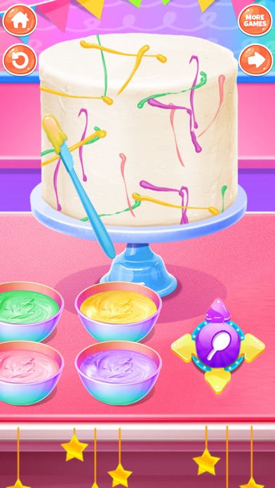 Rainbow Pastel Cake screenshot 2