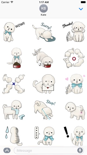 Bichon Frise Dog BichonMoji(圖2)-速報App