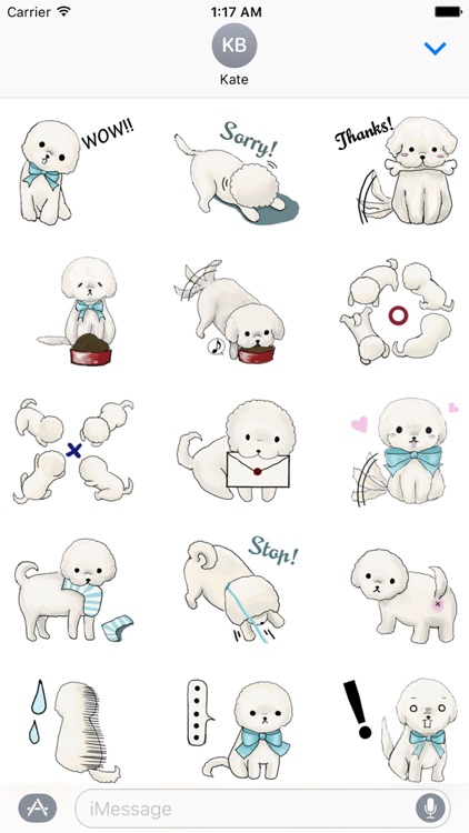 Bichon Frise Dog BichonMoji