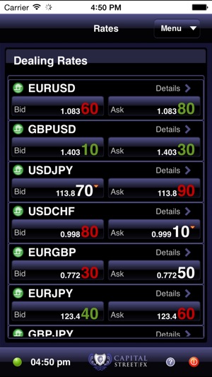 Capital Street Mobile ActForex(圖2)-速報App