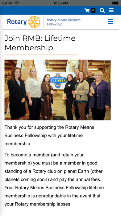 Rotary Means Business screenshot 3