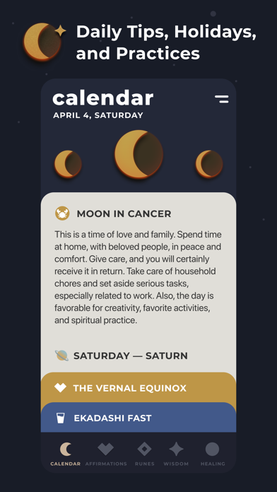 Moonly App — The Moon Calendar screenshot 2