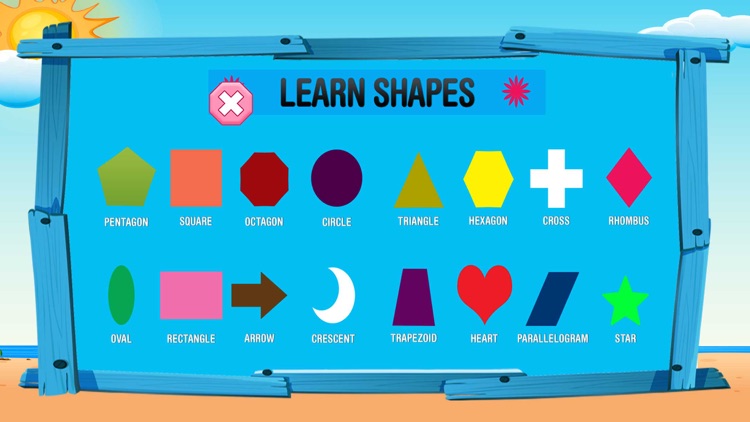 Shapes Games For Kids Toddlers