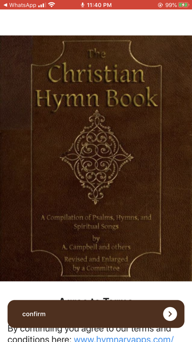 The Christian Hymn Book screenshot 2