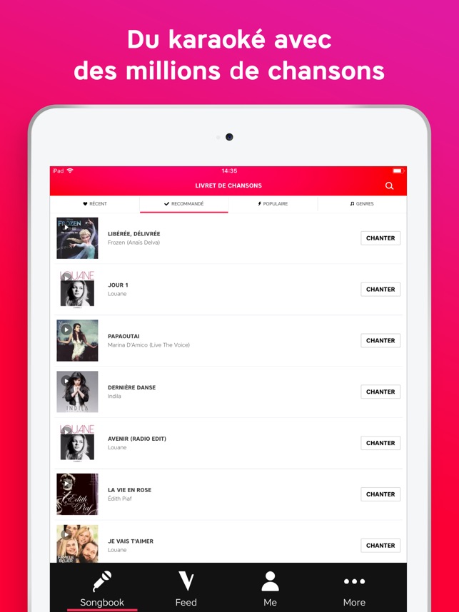 The Voice Chanter Karaoke Dans L App Store