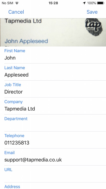 Business Card Scanner & Reader screenshot-3