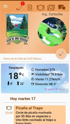 Game screenshot CGM - Club de Golf México apk