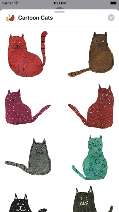 Cartoon Cat Sticker Pack screenshot 4