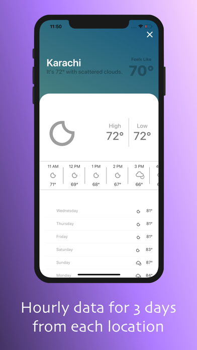 Sleek Weather App screenshot 3