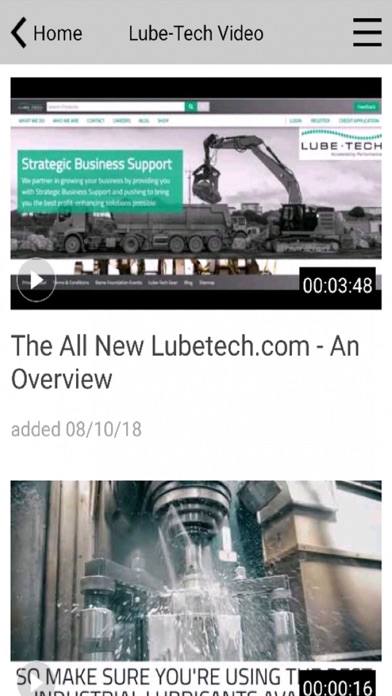 Lube-Tech App screenshot 2