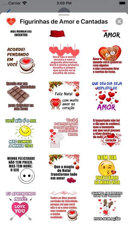 Figurinhas de Amor e Cantadas screenshot-4