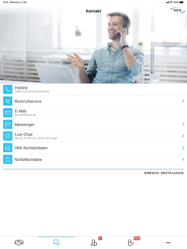 Hek Service App Im App Store
