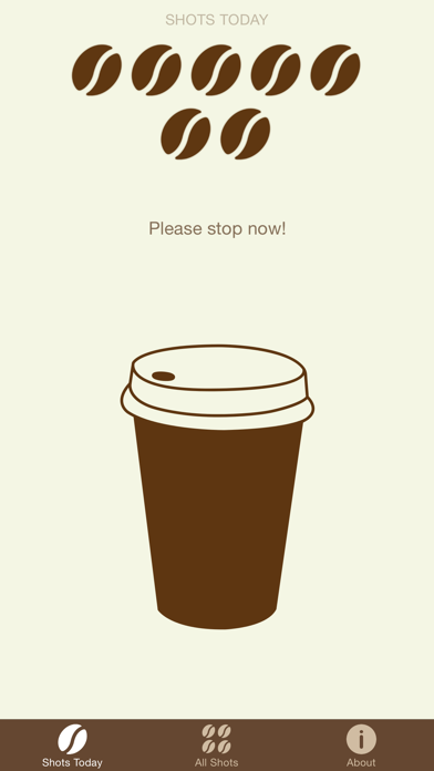 How to cancel & delete Coffee Shots - Keep Track of Your Daily Coffee Consumption to Improve Your Health! from iphone & ipad 3