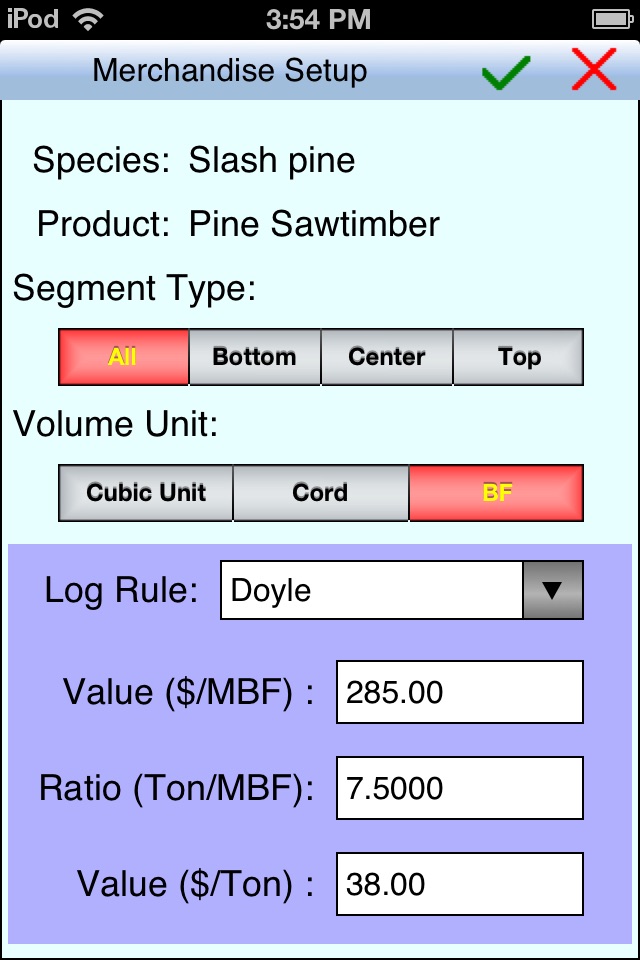 Virtual Tree Bucking screenshot 3