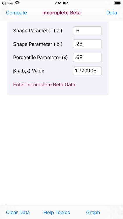 Incomplete Beta Function Calc screenshot-7