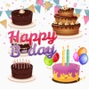 Birthday Cake Builder Sticker