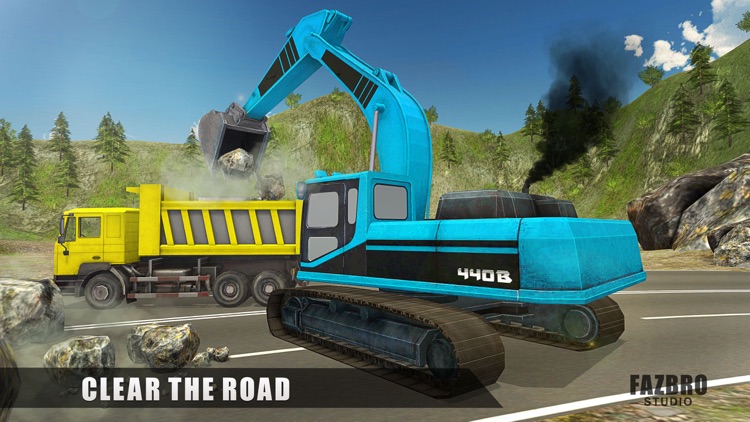 Heavy Excavator Rock Mining 3D screenshot-6