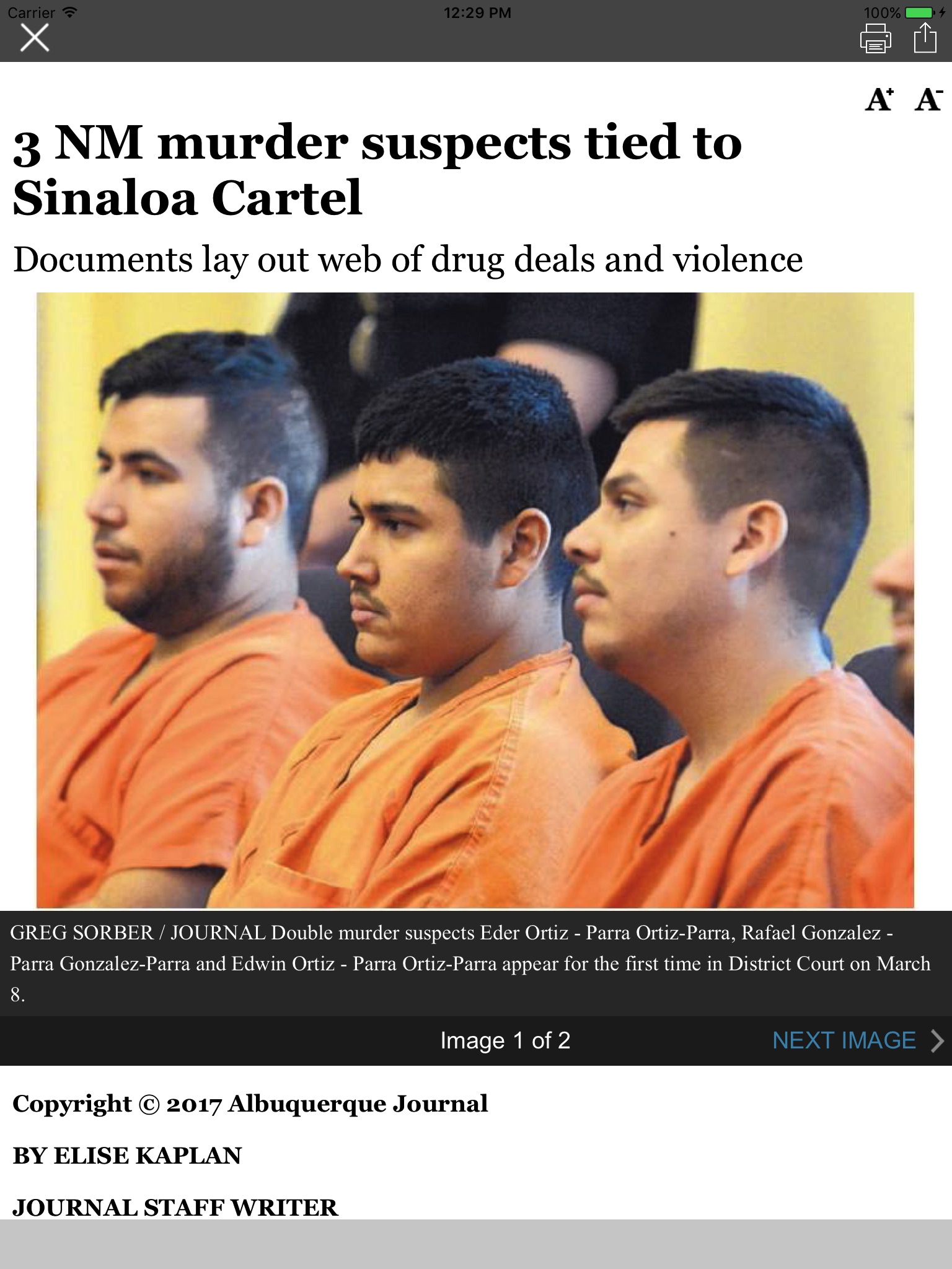 Albuquerque Journal Newspaper screenshot 4