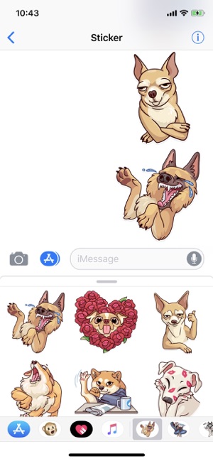 Dog Cute Pun Funny Stickers(圖4)-速報App