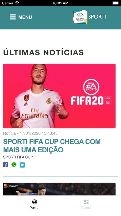 Demonstração E-SporTI