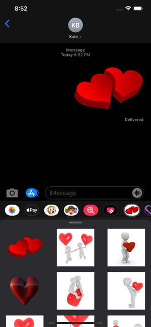 Valentines Emoji(圖1)-速報App