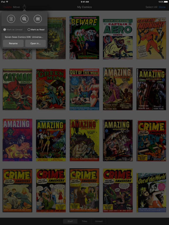 iComics - The Comic Reader for iPad and iPhone screenshot