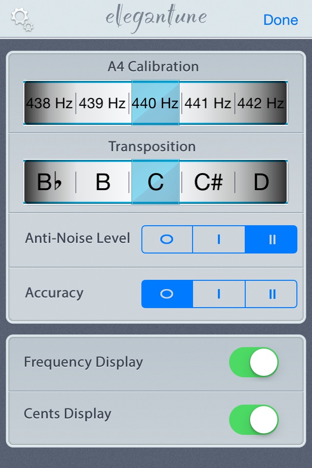 Elegantune Pro Chromatic Tuner screenshot 3