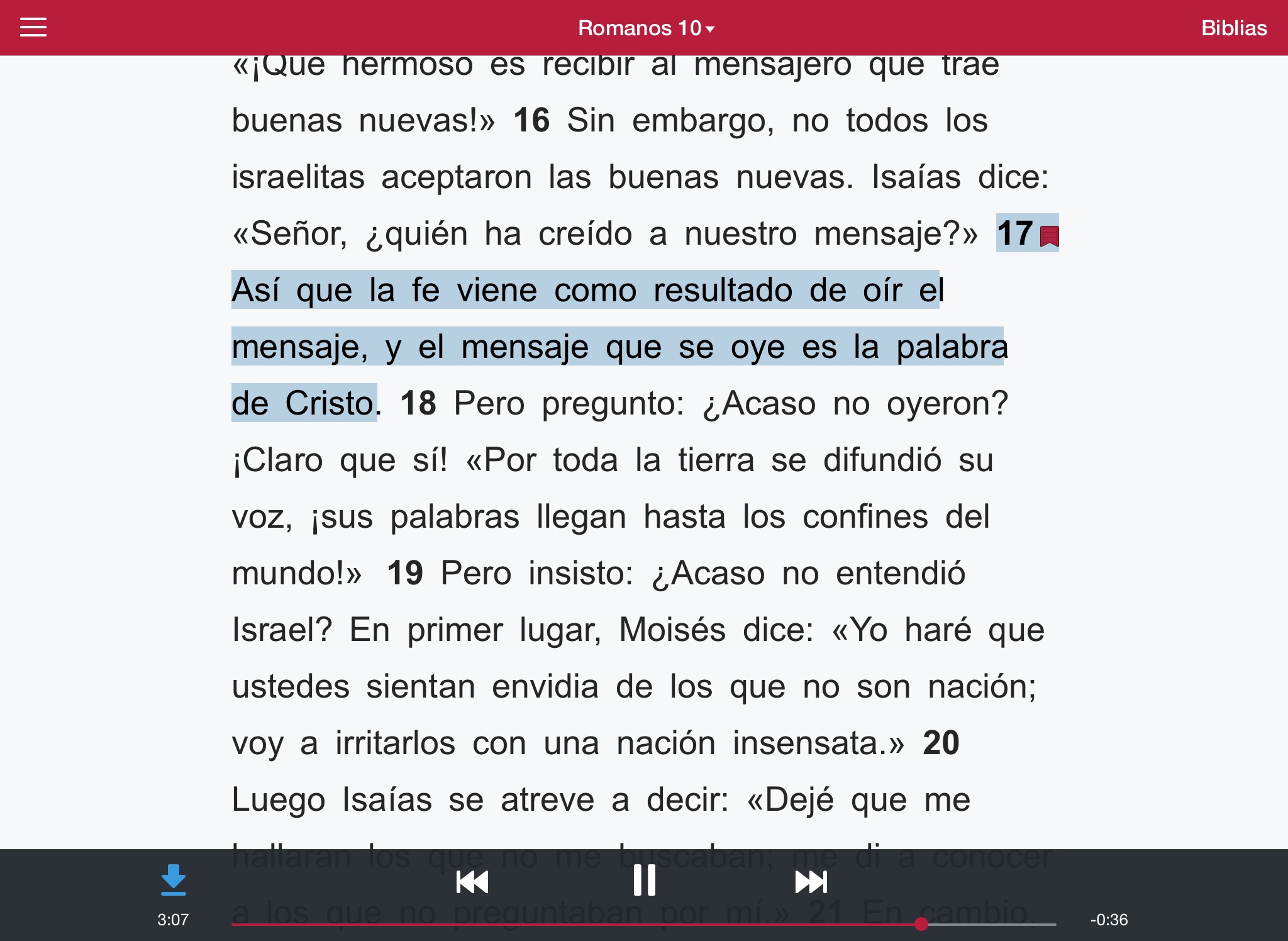 Bible - Audio & Video Bibles screenshot 2