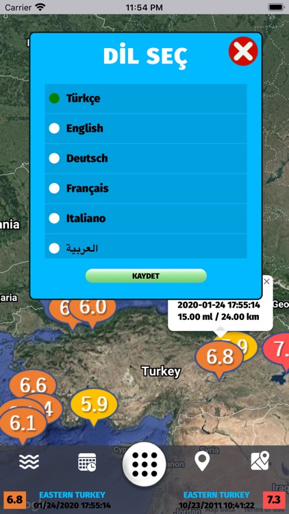 Deprem İzleme screenshot-5