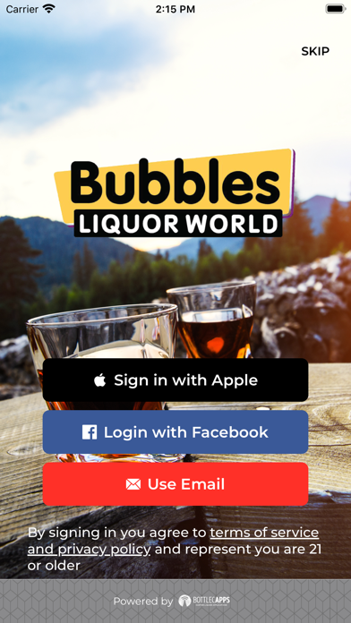 How to cancel & delete Bubbles Liquor World from iphone & ipad 1