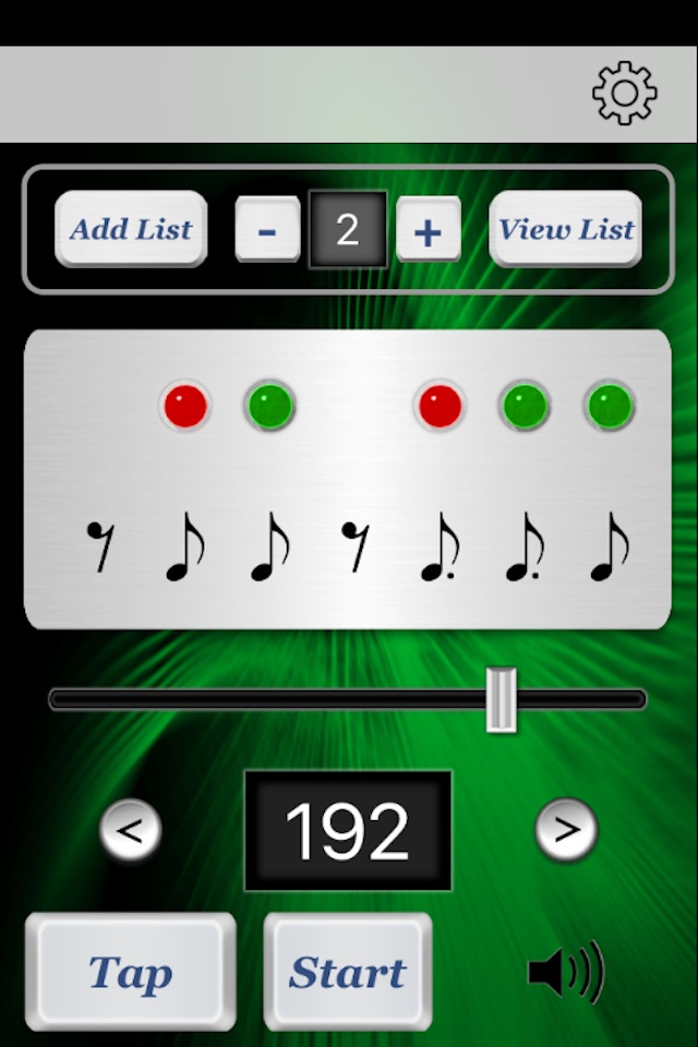 Metronome with Music Player screenshot 2