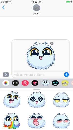 Fluffy Ball Stickers(圖3)-速報App