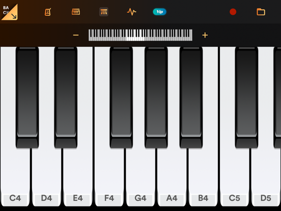 最高の学習ピアノキーボードアプリ - pianoのおすすめ画像1
