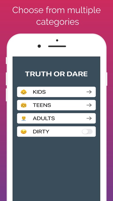Truth or dare - Party Games screenshot 3