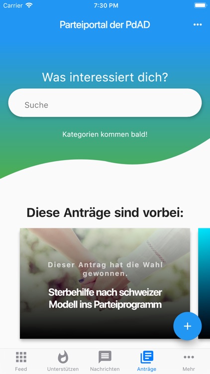 Parteiportal der PdAD