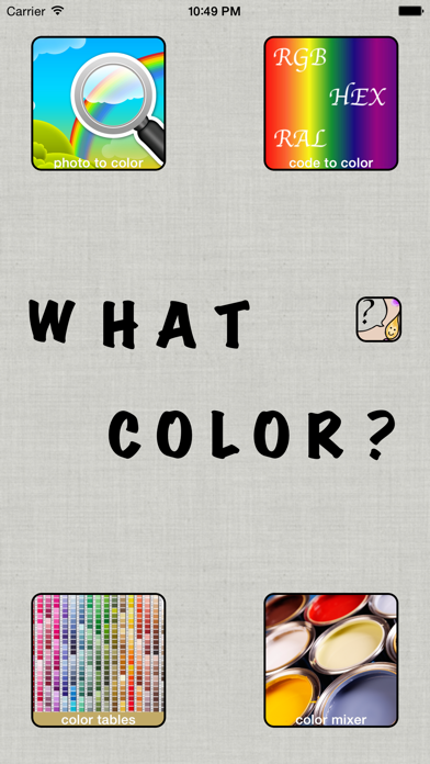 What Color? iphone captures décran