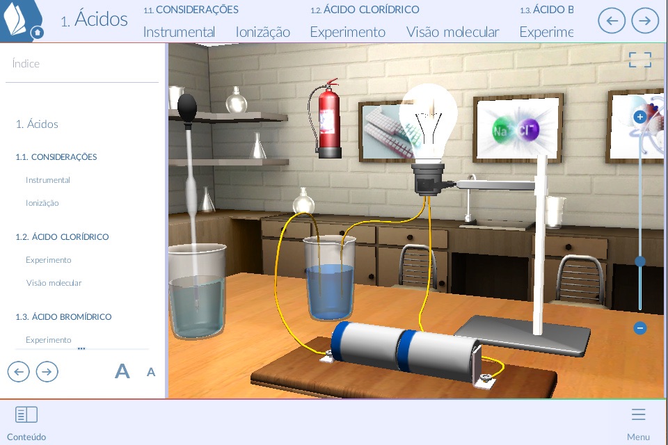 Lab. de Reações - EvoBooks screenshot 2