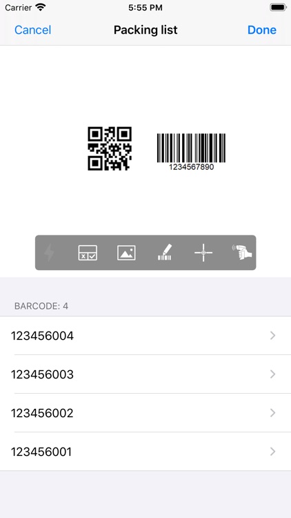 BarcodeTable - Barcode Scanner