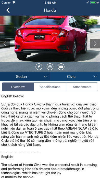 Vietnam Motor Show 2018 App screenshot 3