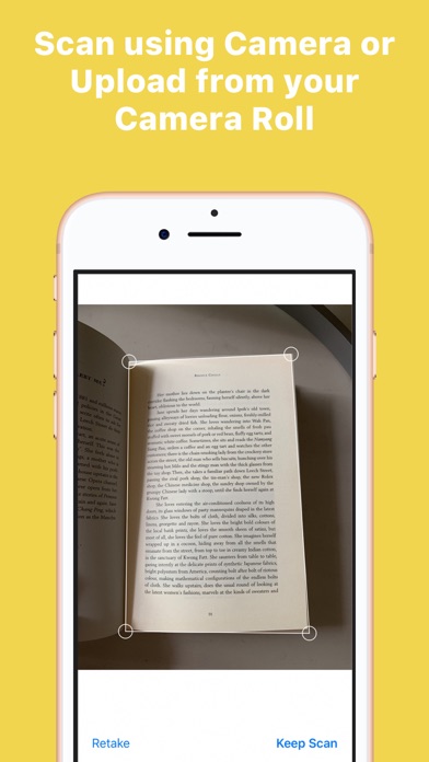Snapshelf Text Reader App - Screenshot 0