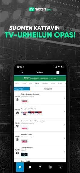 Game screenshot TVmatsit - Urheilua tv:ssä mod apk