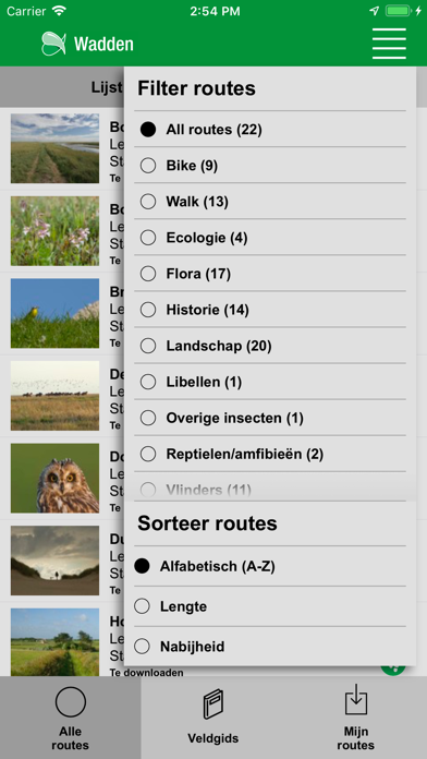 Crossbill Routes Wadden screenshot 3