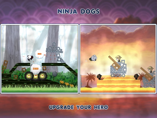 Ninja Dogs: Slingshot Shooter screenshot 9