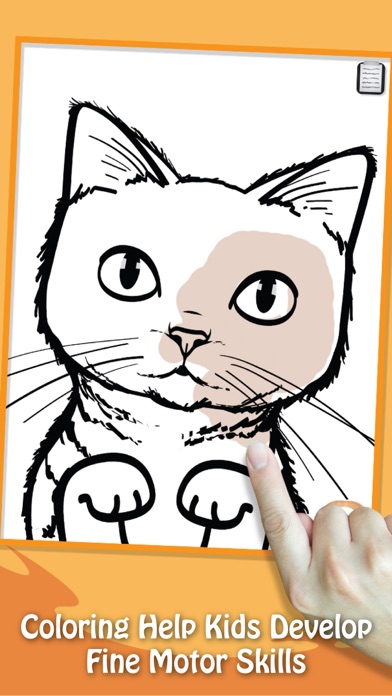 How to cancel & delete Kids Paint & Play: Kitty Love Coloring Book Pages from iphone & ipad 1
