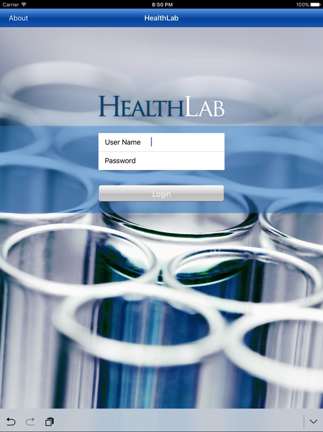 HealthLab Mobile for iPad