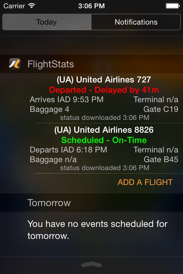 FlightStats screenshot 3