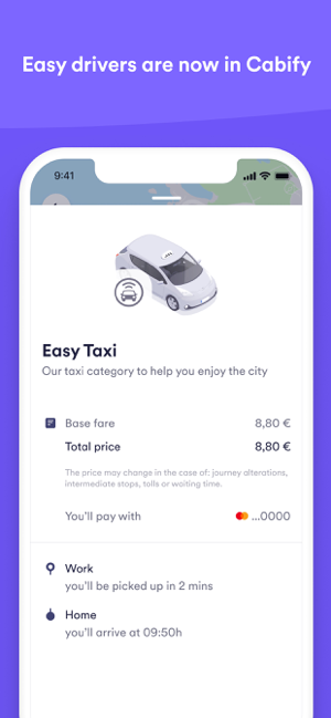 ‎Easy Taxi, a Cabify app Screenshot