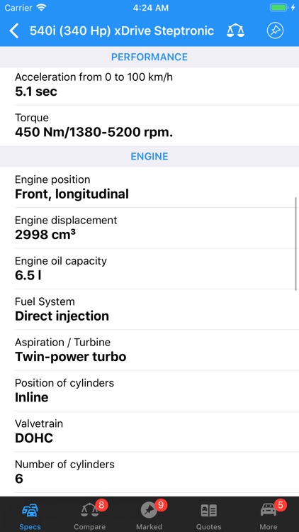 BMW Specs screenshot-4