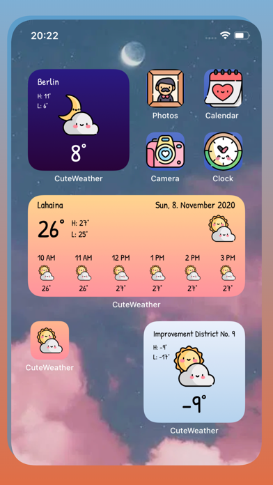 CuteWeather: app plus widgets screenshot 2